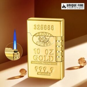 Briquet tempête lingo or