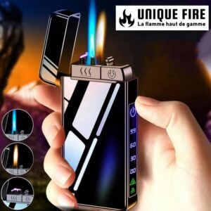 Briquet triple flamme