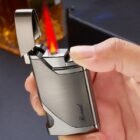 Briquet tempête flamme rouge