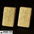 Briquet gravé végétale