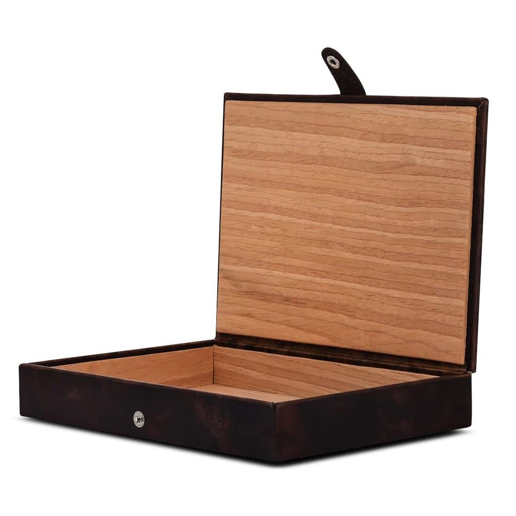 Coffret à Cigares en Cuir