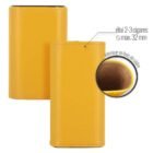 Etui Rigide 3 Cigares Jaune