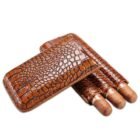 Mini Coffret Étui à Cigare en Cuir & Coupe-Cigare