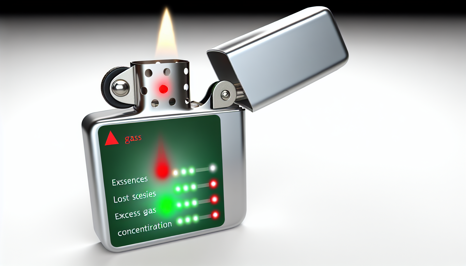 comment détecter une fuite de gaz avec un briquet