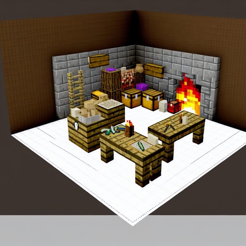 comment fabriquer un briquet dans minecraft