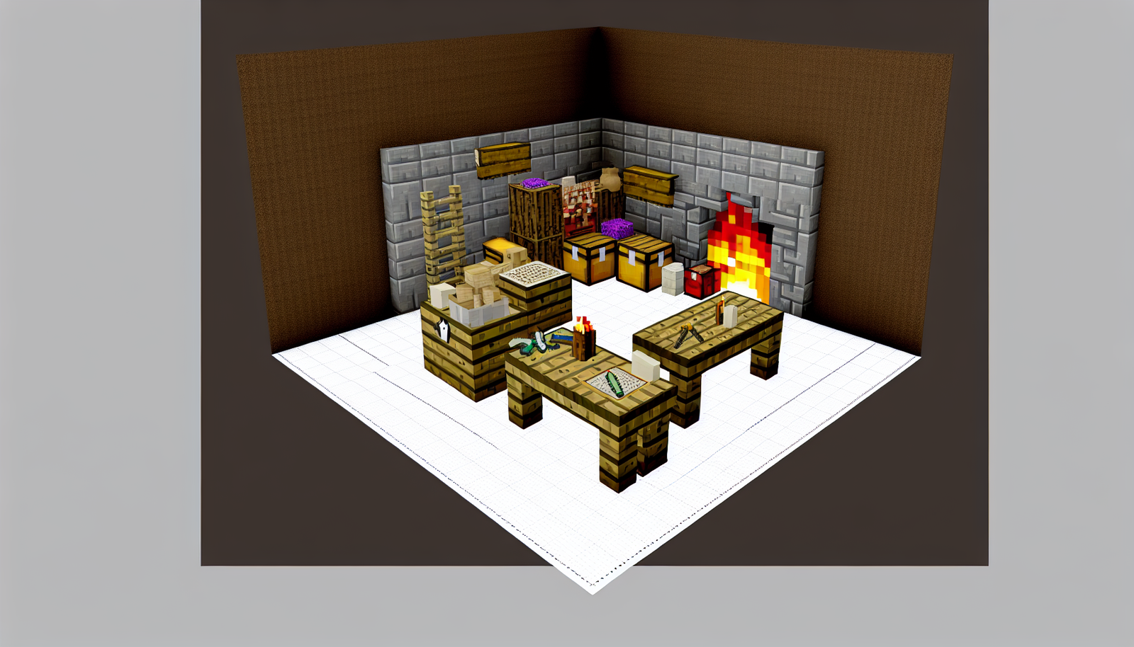 comment fabriquer un briquet dans minecraft