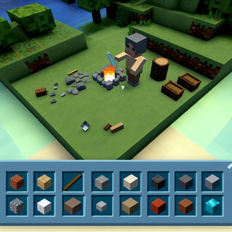 comment fabriquer un briquet sur minecraft