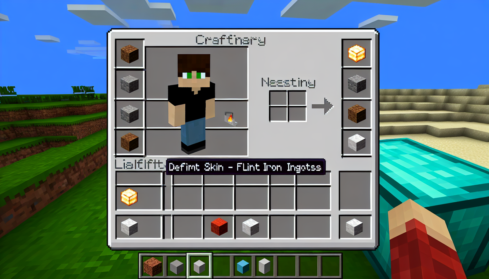 comment faire un briquet dans minecraft